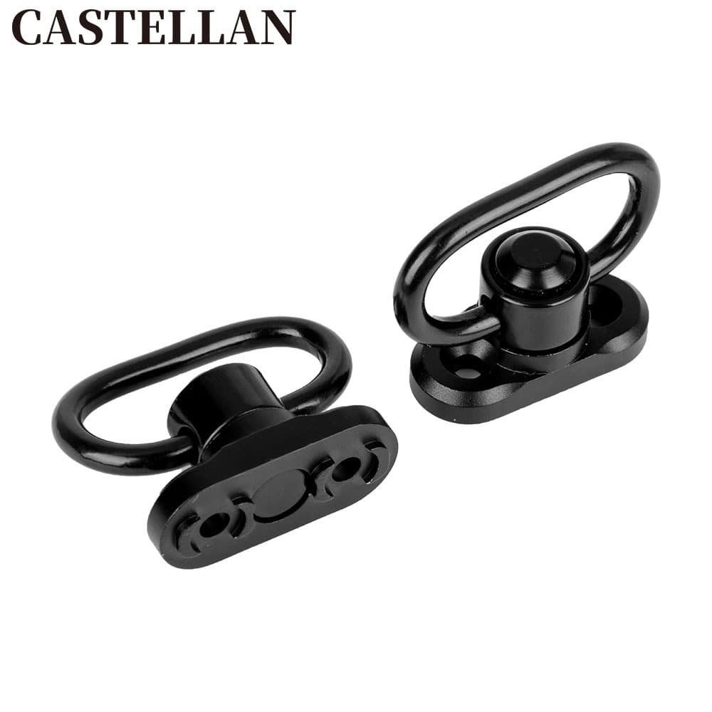 New 1.25-inch quick-release strap buckle M-LOK fishbone fixed buckle strap ring MLok strap buckle 1 pair