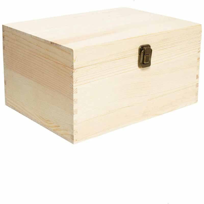 Packaging Storage Box, Wooden Home Storage Container for Desktop Gifts, Square Tea Box and Organizing Packaging