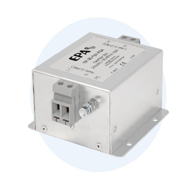 Original German EPA NF-1PH-1M/-2M universal compact filter, RFI filter default option.