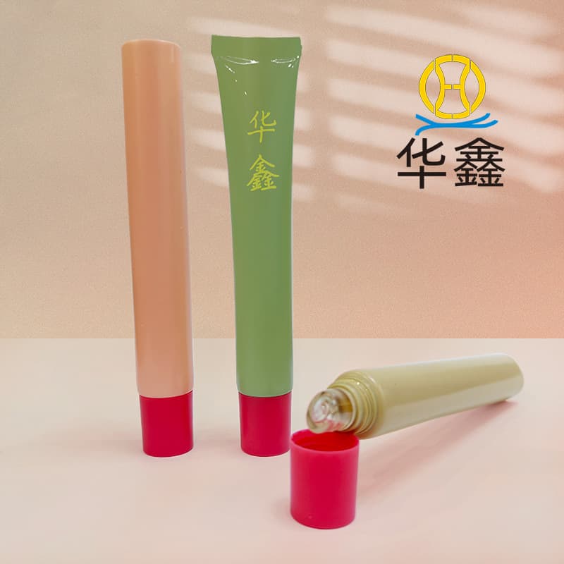 Silicone head lip balm tube packaging 20g, massage silicone soft tube packaging, cosmetic factory PE soft tubes, ABL aluminum-plastic tubes