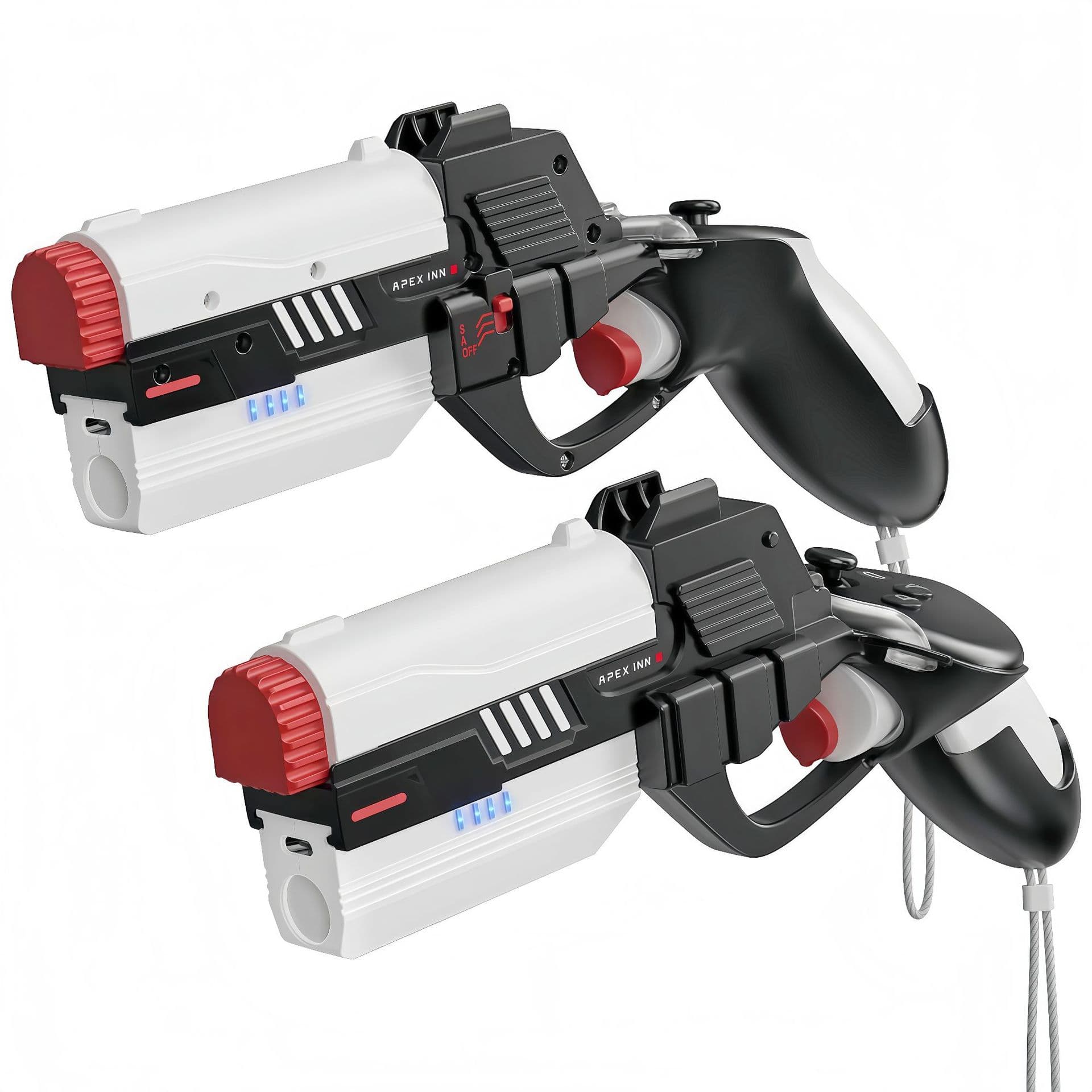 Vibration stock for Meta Quest 3S controller with motion feedback for Quest 3 game gun