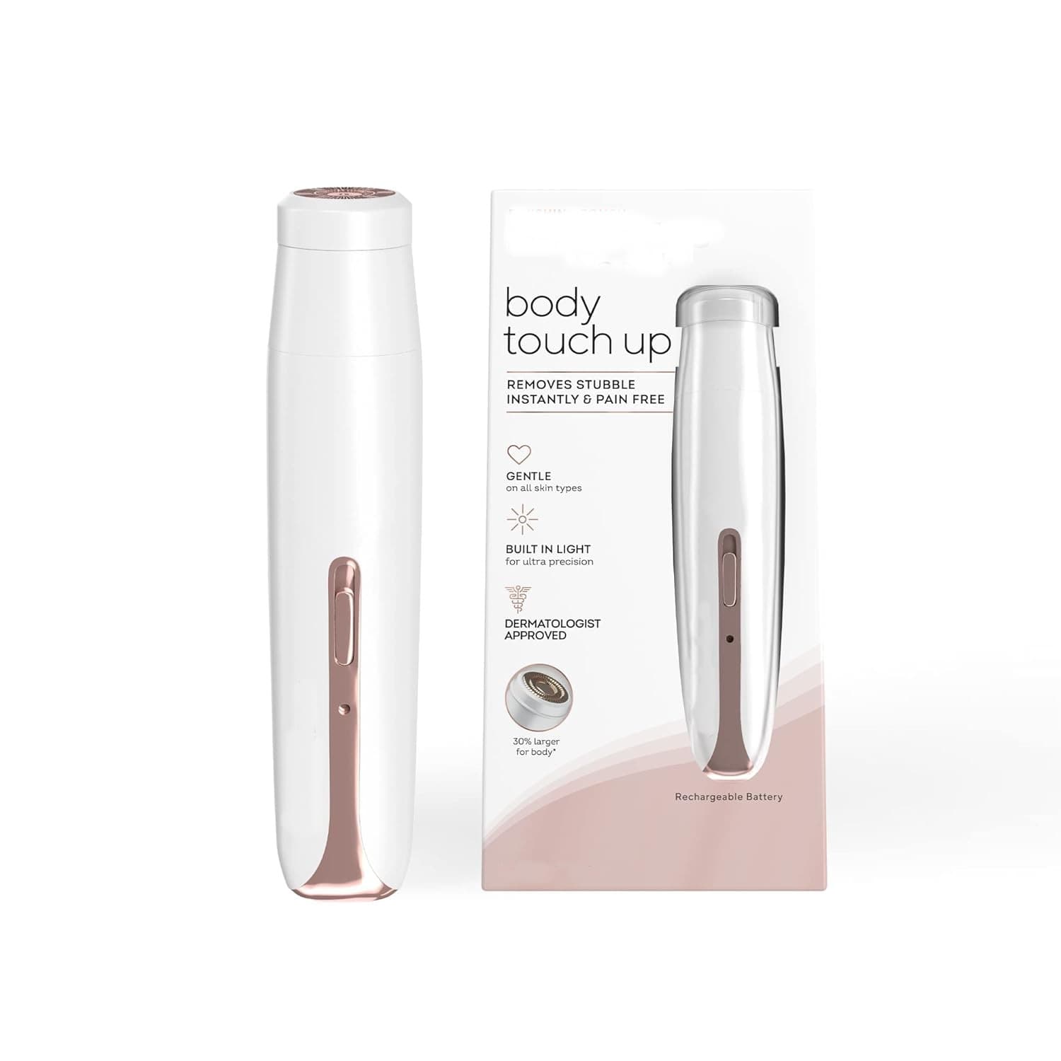 Electric Women's Bikini Area Dual-Head Hair Trimmer Shaver for Intimate Grooming