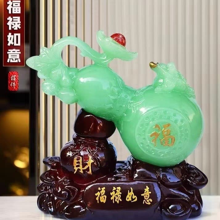 New Light Luxury Small Gourd Ornament Home Bedroom Hotel Living Room Entryway Chinese Desktop Office Decoration Wholesale