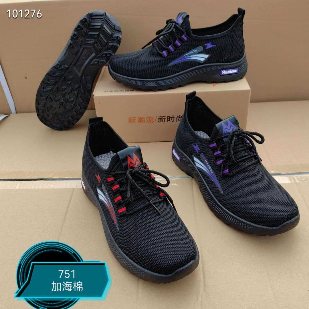 New Soft-Soled Breathable Elderly Shoes, Old Beijing Cloth Shoes Women's Casual Sports Single Shoes, Fleece-Lined Warm Cotton Shoes Wholesale