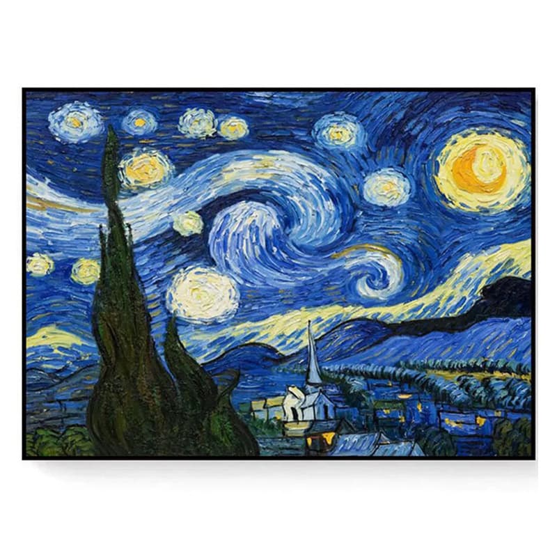 Diamond Painting Square Drill 5D Van Gogh Starry Night Handmade Creative DIY Dot Drill Art for Living Room and Bedroom, One Piece Dropshipping