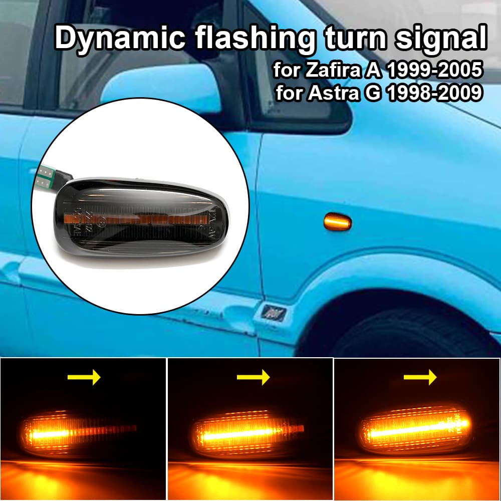 Suitable for Opel Zafira Opel Zafira A Astra G running water fender lights turn signals side lights