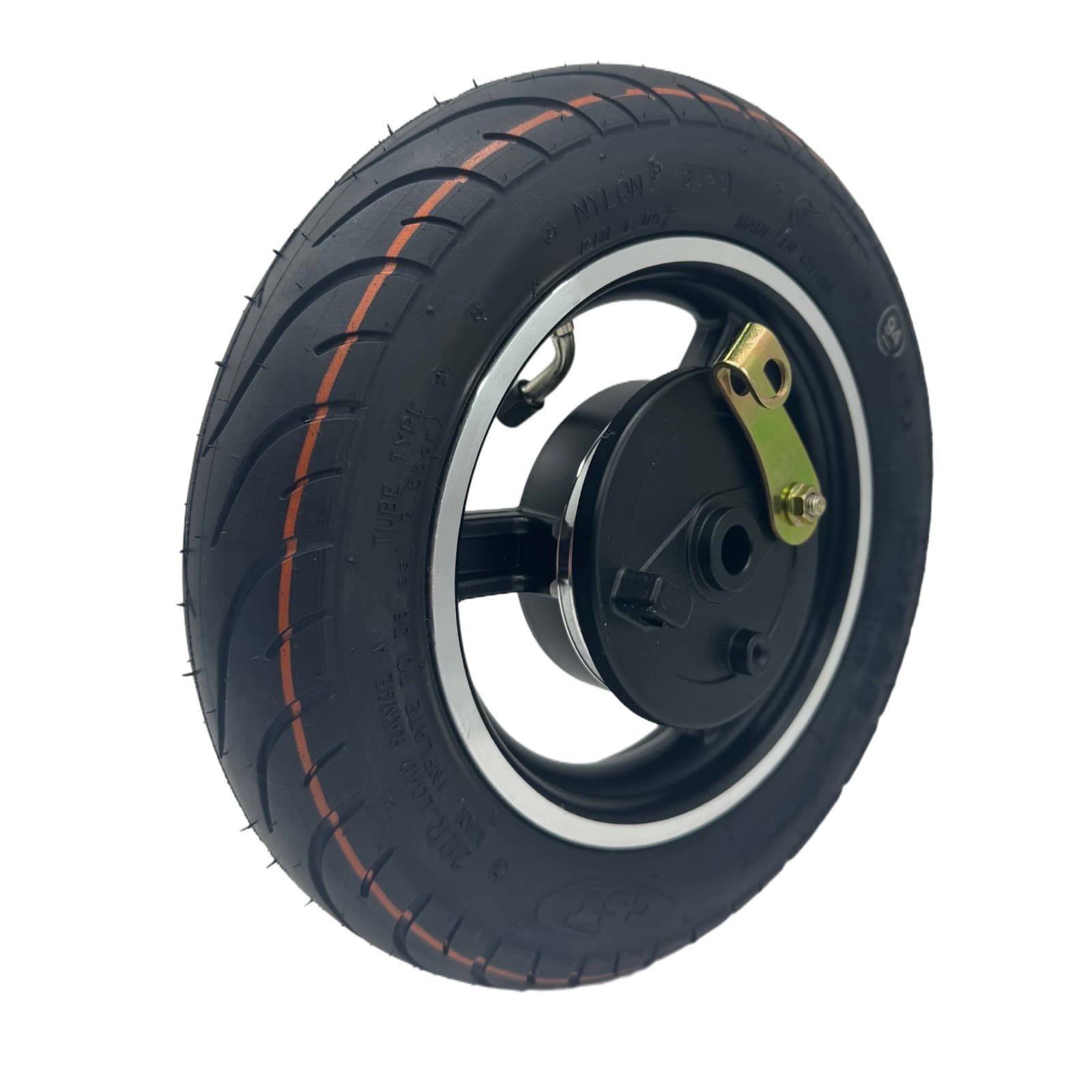 10-inch electric scooter hub tire 10x2.25 inner and outer tire drum brake hub scooter front and rear wheels