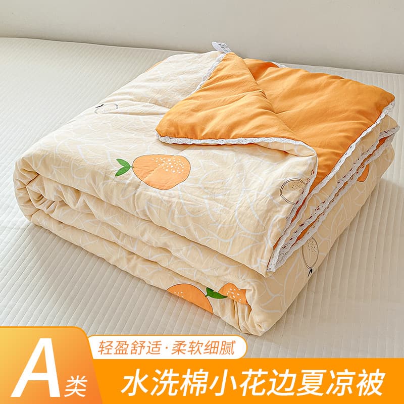 Washed cotton summer quilt air-conditioned quilt summer cool quilt wholesale summer double quilt quilt core children's summer quilt single machine washable