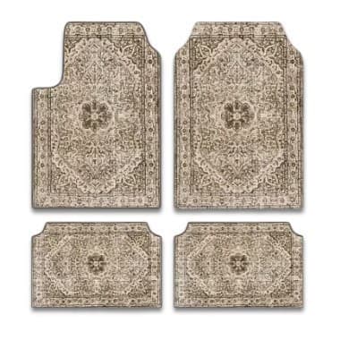 Cross-border American Persian Style Car Floor Mats Custom Full Set 4-Piece Dirt-Resistant Easy-to-Clean Floor Mats Labeling Drop Shipping