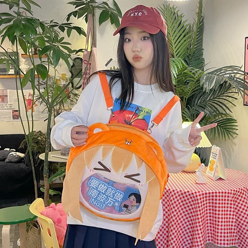 2024 Japanese Style Cartoon Himouto! Umaru-chan Bocchi the Rock! Ita Bag Backpack Hatsune Miku School Large Capacity Crossbody Bag