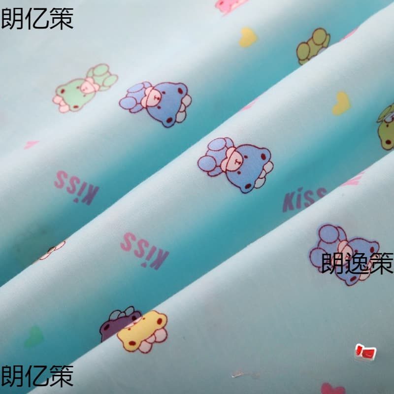 Cute small pillowcases for men and women, pure cotton children's pillowcases, cartoon baby cotton kindergarten student zipper pillowcases