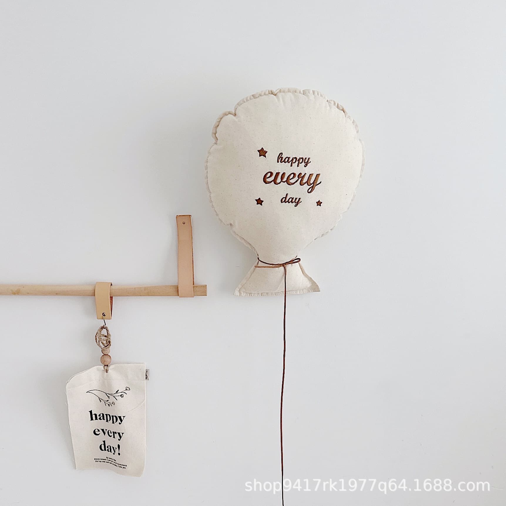 Korean same style baby ins birthday first year 100-day anniversary embroidered name fabric decoration balloon pillow