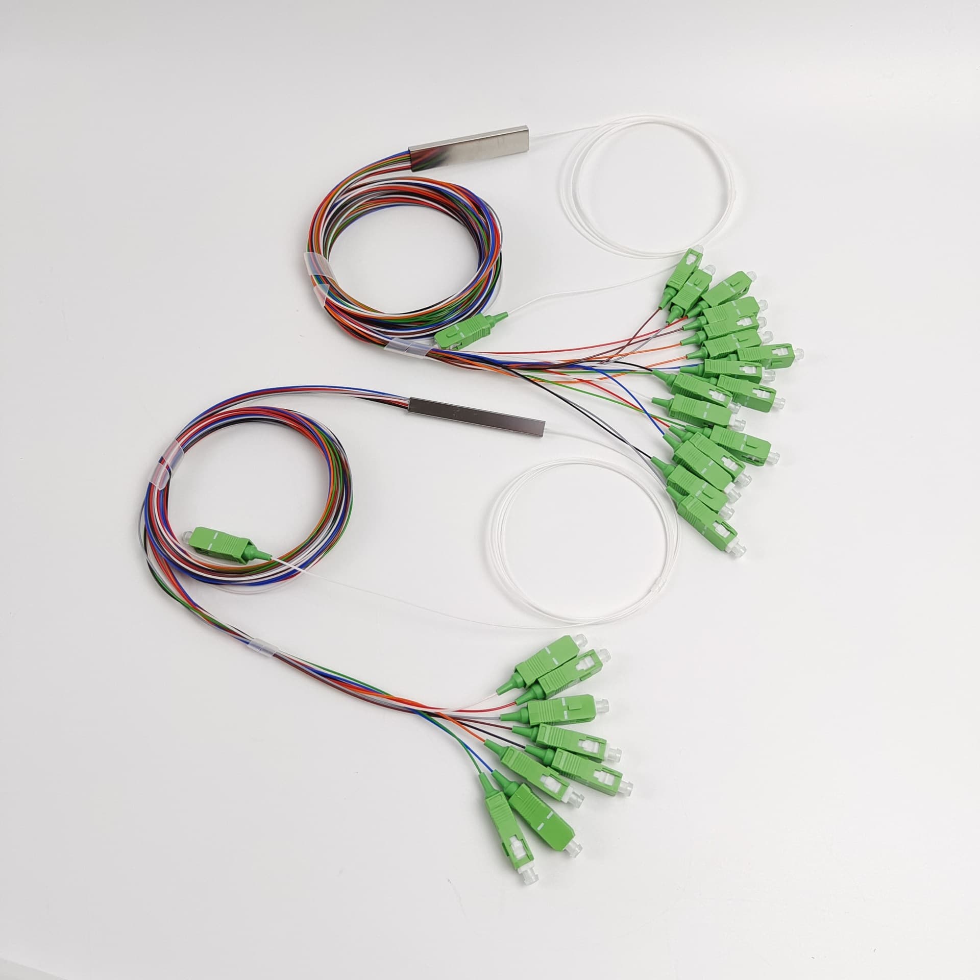 Fiber Optic Micro Splitter Steel Tube Type Mini PLC Splitter for Export 1X8 1X16 Factory Price