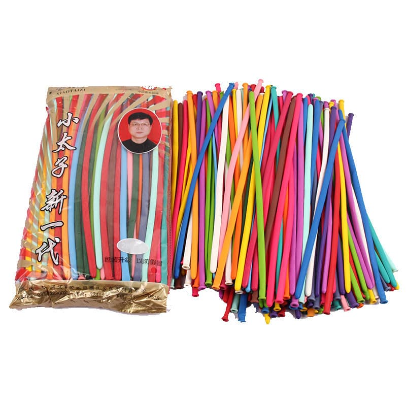 Thickened 260 Small Prince Long Magic Balloons for Kids, Multiple Birthday Cartoon DIY Shapes, 100 Pieces