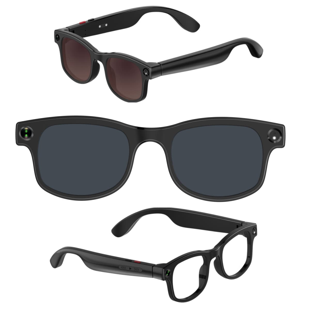 New AIMB-G1 Smart Glasses WiFi Transmission 800W Camera Photo Recording AI Translation Bluetooth Glasses