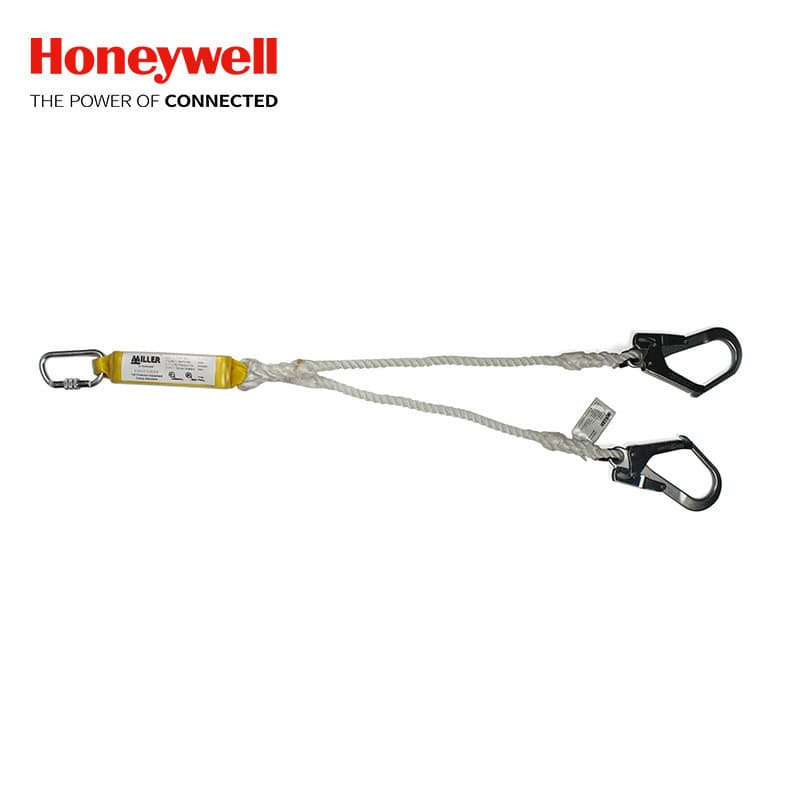 Honeywell safety lanyard, 12cm double-leg shock-absorbing lanyard DL-62, fall arrest safety belt
