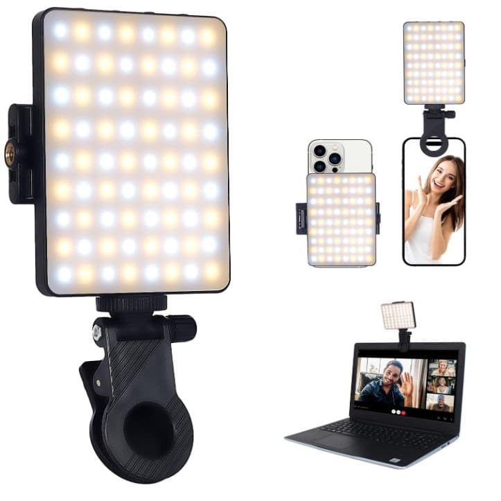 Cross-border mobile live streaming video photography fill light, LED flash, camera lighting, video conferencing, VLOG light