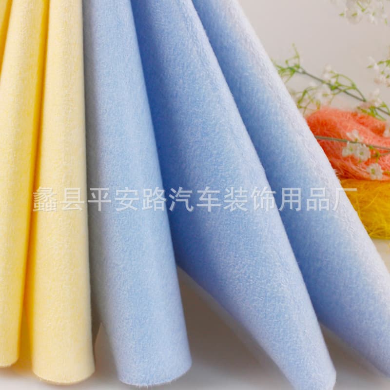 Water Absorbent PU Suede Car Towel Korean Style Fiber Artificial Stuffed Animal Skin Towel for Car Cleaning Glass Wiping