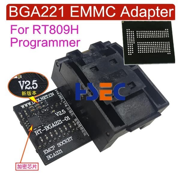RT809H Programmer Network LCD TV EMMC Online Read Write ISP NAND Laptop