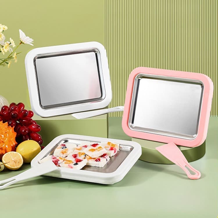 Frozen Yogurt Machine Home Small Kids Ice Maker DIY Ice Cream Machine Sand Ice Pan New Yogurt Machine