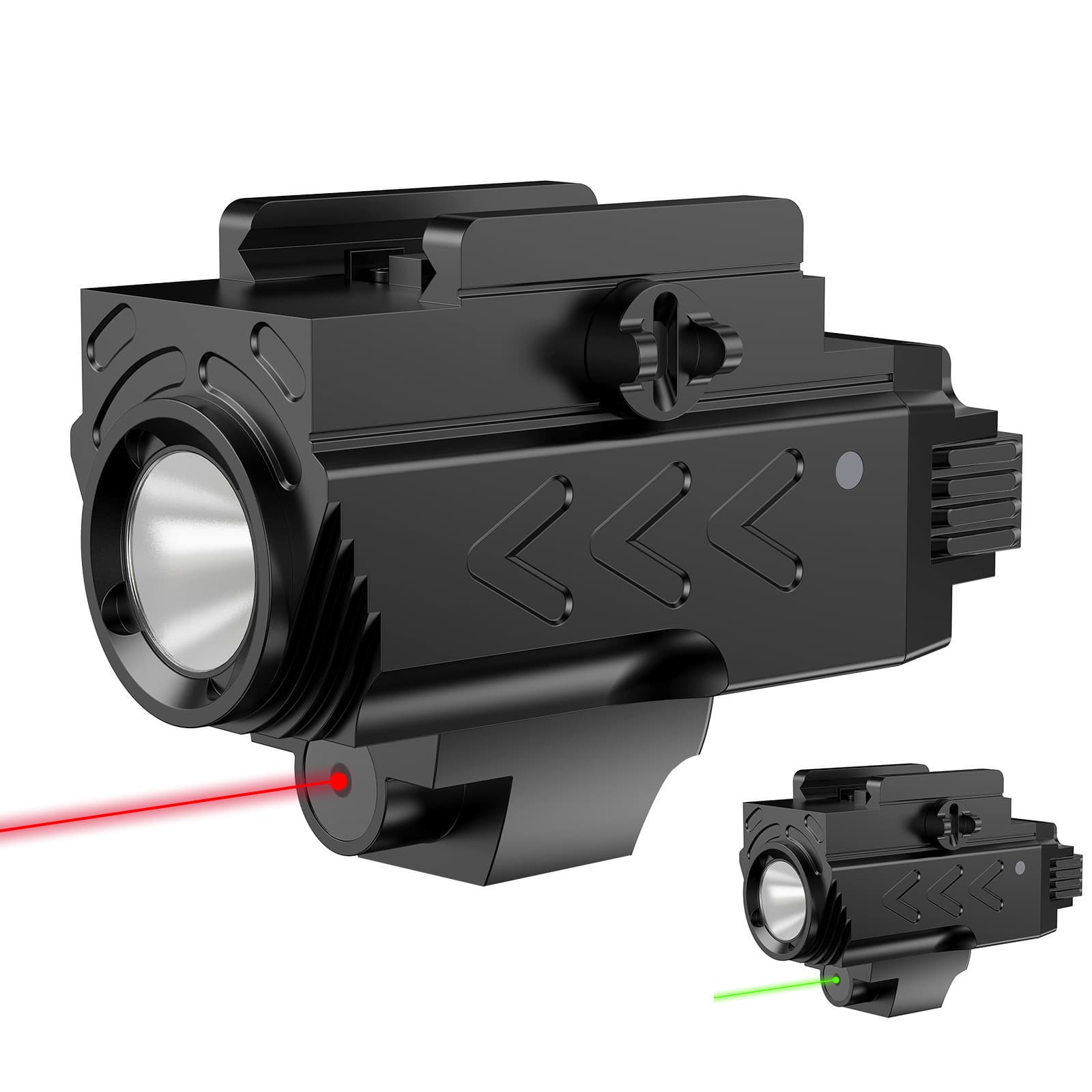 Outdoor tactical under-hanging laser sight flashlight long-range illumination bright red laser charging rail light