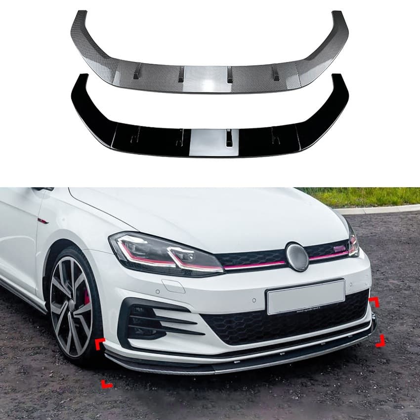 Suitable for Volkswagen Golf 7.5 Golf Mk7.5 Gti R Rline 2017-19 Front Lip Front Shovel Modification