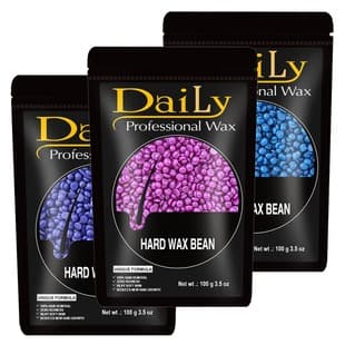 Hair Removal Hard Wax Beans 100g Wax Beans Cross-Border Exclusive No-Strip Low Melting Point No Wax Paper Multiple Colors Available Wax Beans