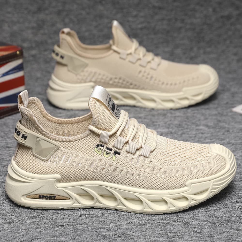 Large Size Men's Shoes 2026 Mesh Summer New Men's Breathable Lightweight Anti-Slip Casual Sports Shoes