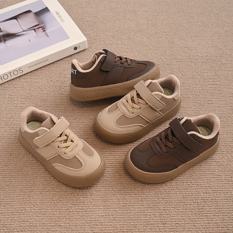 Girls' sneakers 2025 spring and autumn new children's moral training shoes boys' casual sports shoes medium and large children's versatile shoes