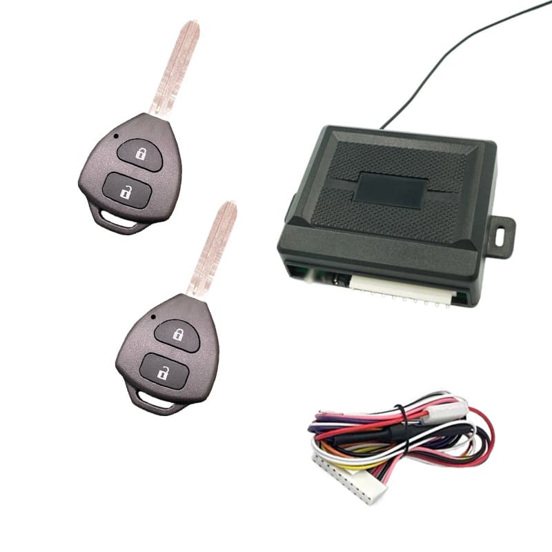 24V Car Central Locking Keyless Entry System Kit with Folding Key Remote for Bus