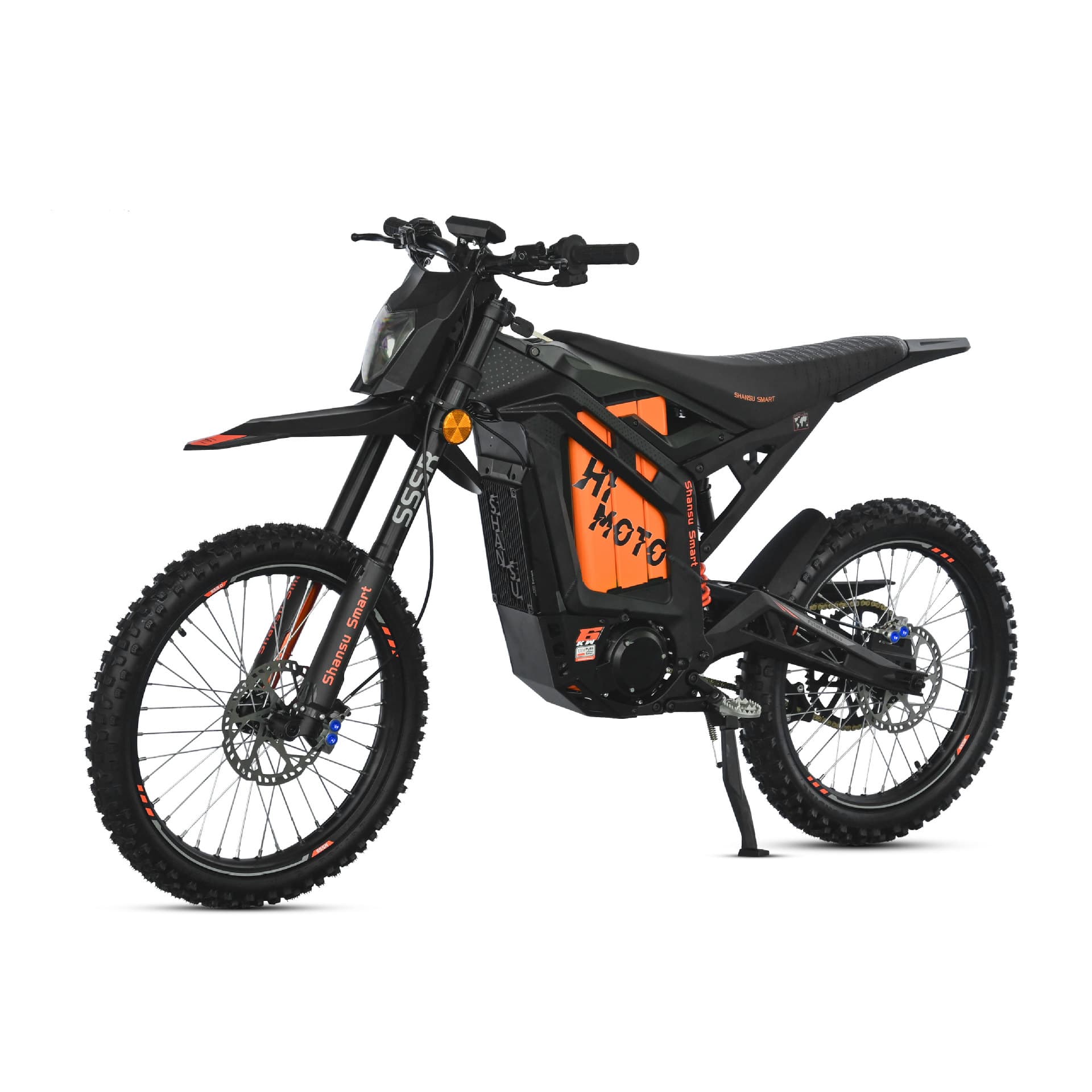 72V 40Ah High-Speed Electric Motorcycle All-Terrain Off-Road Lithium Battery Two-Wheel Electric Off-Road Bike Trail Riding