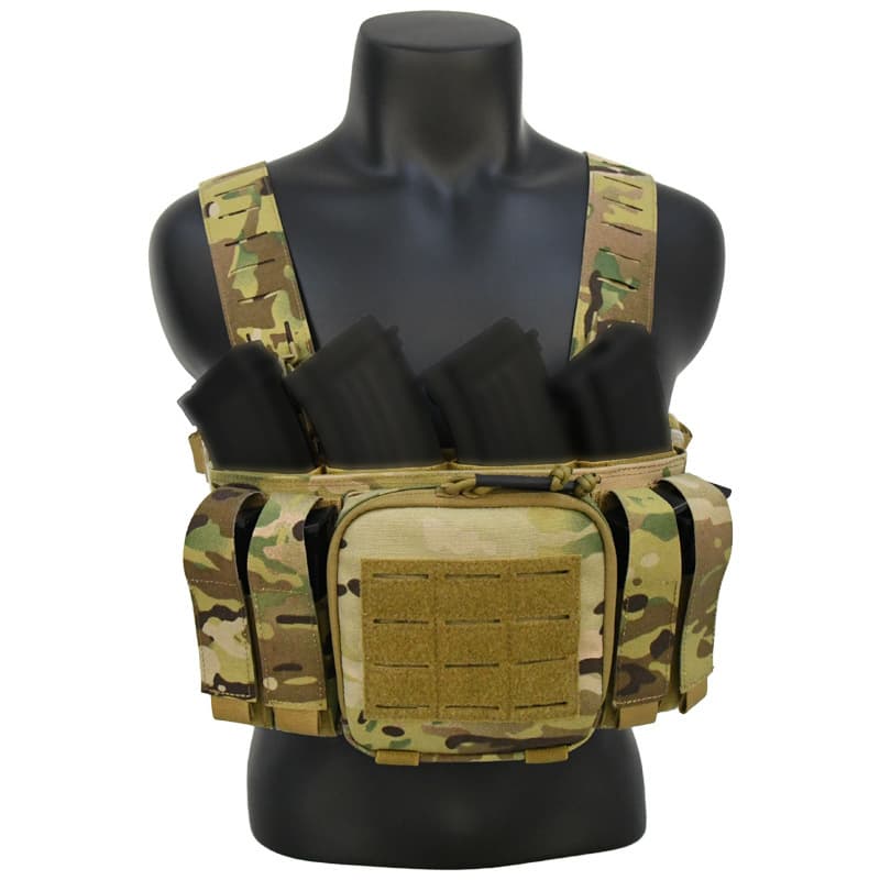 Tactical vest, chest hanger for cross-border military fans, external tactical bellyband, lightweight quick release chest hanger