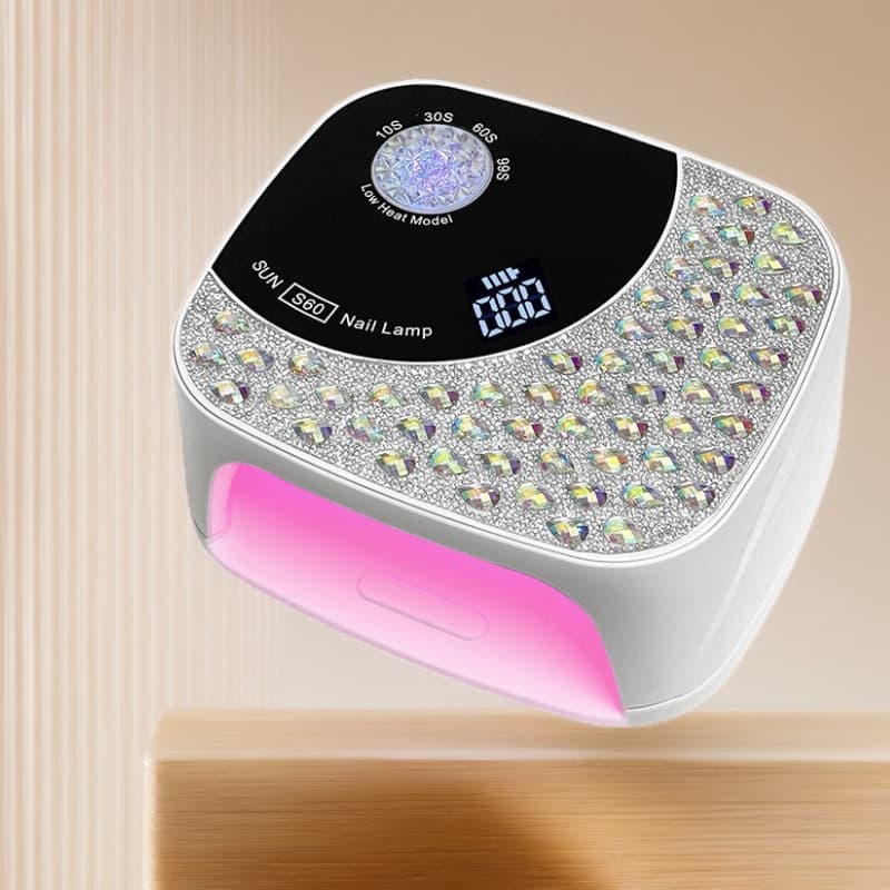 New sunS60 Wireless Charging Rechargeable Nail Lamp High-Power Nail Dryer Smart Sensor UV LED Nail Lamp