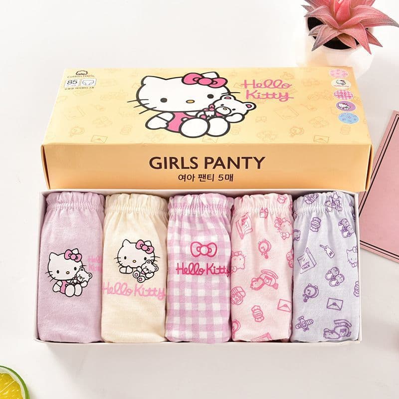 Hello Kitty cute girls underwear cotton infant children baby briefs girl student shorts A