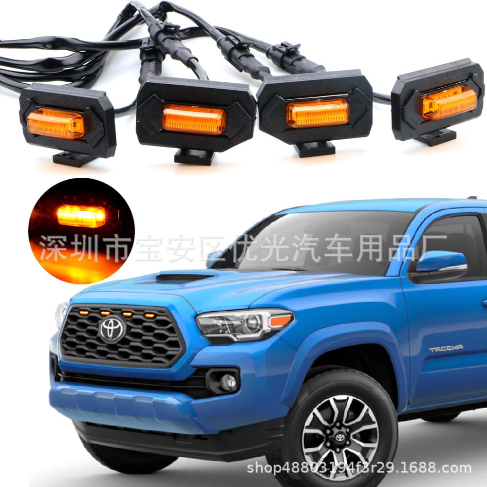 Car Accessories - Daytime Running Lights LED Strip Headlights for Vehicles DRL Function High Power White Light Strip