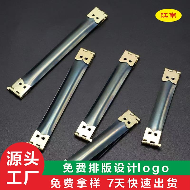 Source factory wholesale and custom silver-edged handbag clips with spring clips, manganese sheet spring clips, and squeeze spring clips.