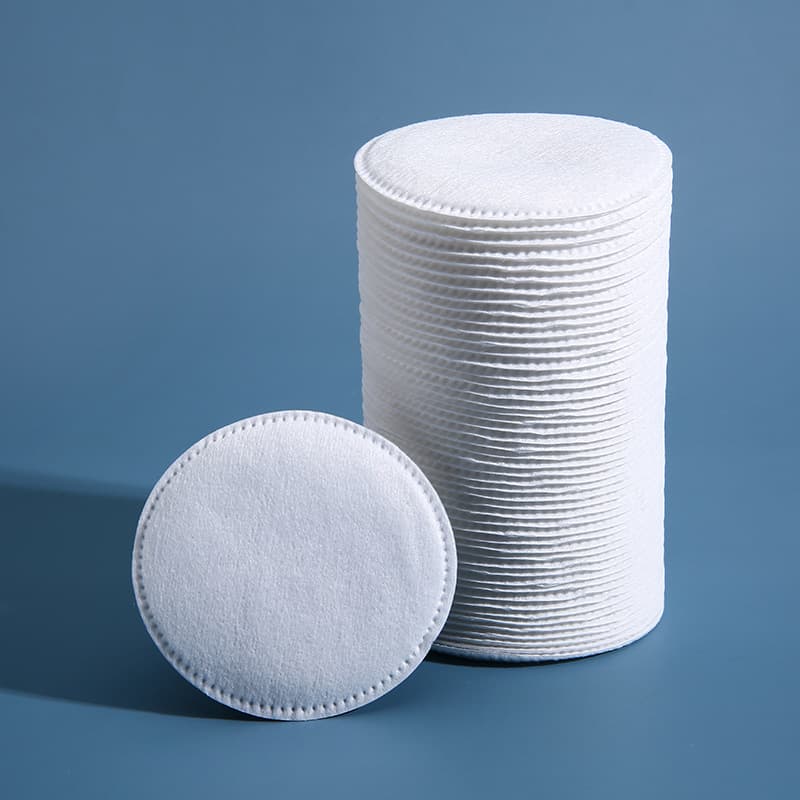 Makeup cotton pads Makeup remover pads Makeup remover pads Round pads Three layers of pads Round pads