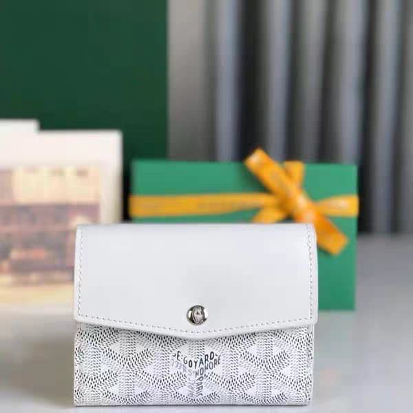 Dog Tooth Wallet Bestseller Tri-Fold Goya Wallet Short Style Large Capacity Button Wallet Ultra-Thin Printed Folding Card Holder