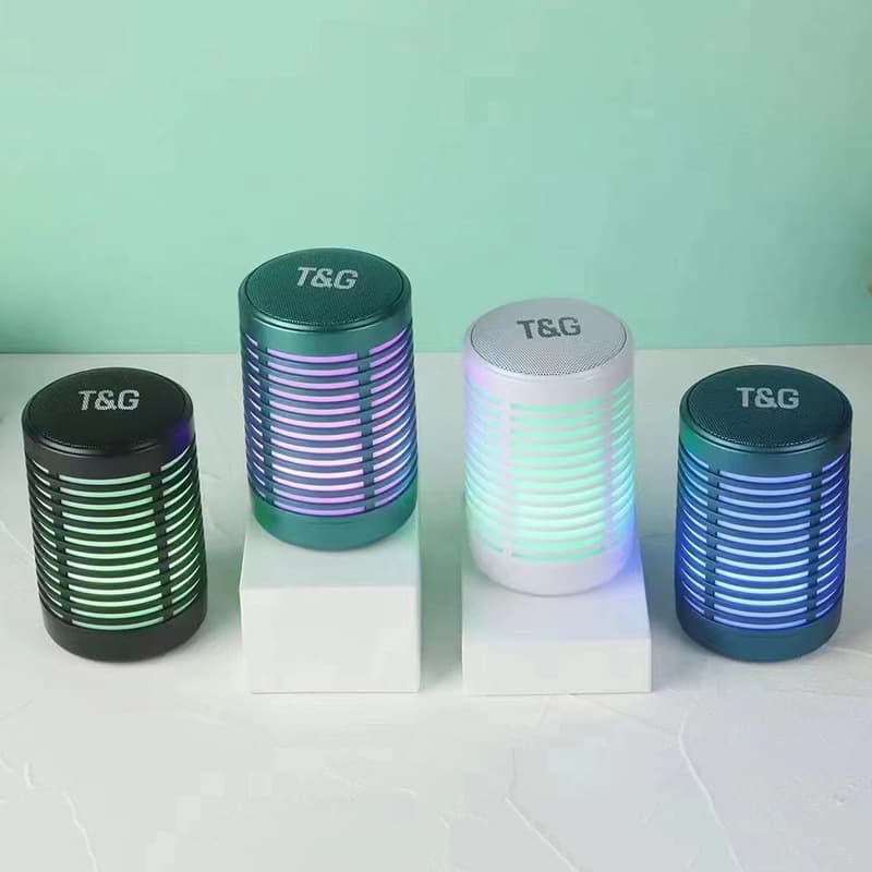 New Creative LED Glowing Colorful Speaker Single Driver Surround Sound Bass Outdoor Sports Speaker