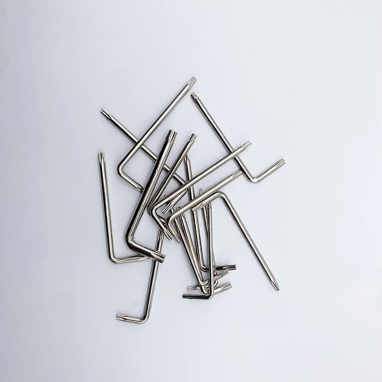 Manufacturer wholesale hex T6T8T10T15T20T25T30 screwdriver L-shaped dual-purpose with hole 4.0 ten screwdriver bits