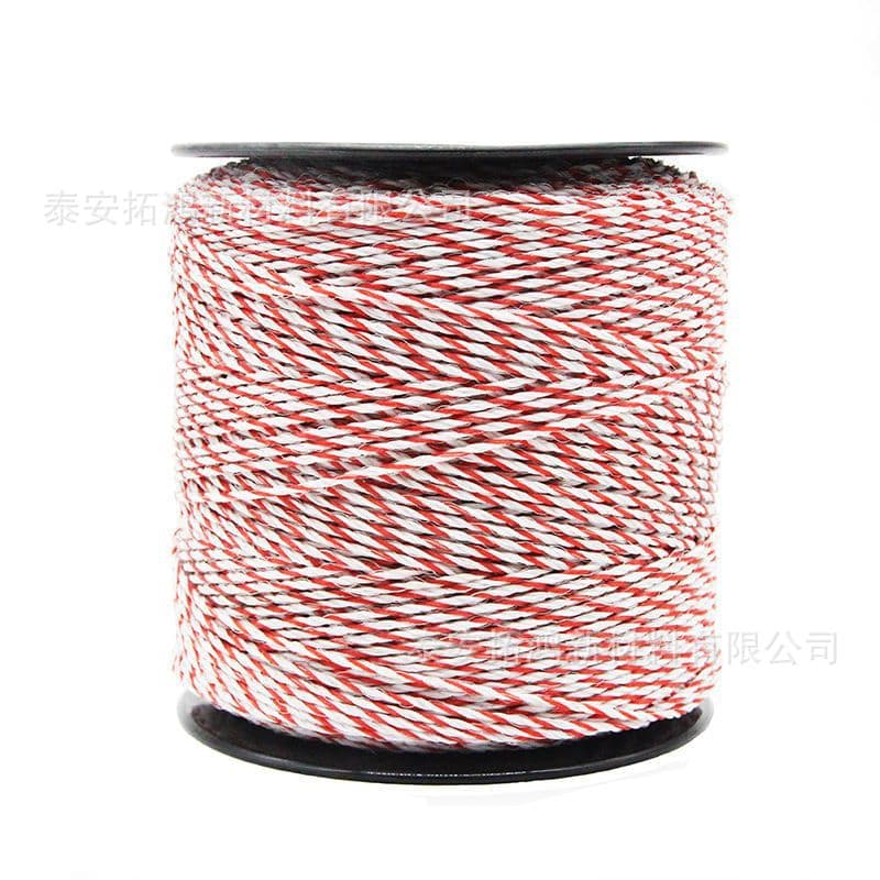 Electric Fence Electrified Rope Chuck Product for Cattle, Horse, and Sheep Electric Fences with Thickened Special Conductive Wire