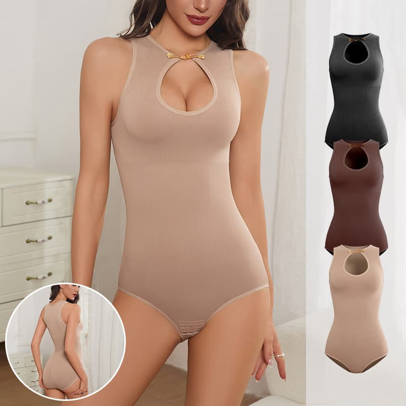 Cross-border Amazon Wrap Button Waist Shaping Bodysuit Body Shaper Large Size Tummy Control Hip Lifting Shapewear for Women