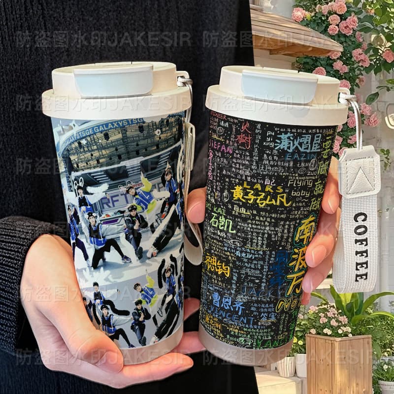 Famous Detective Academy No.1 Insulated Cup 316 Stainless Steel Large Capacity Straw Water Bottle Car Coffee Cup for Men