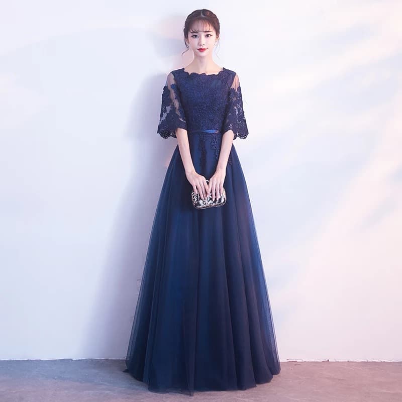 Plus Size Evening Gown for Women, Slimming Banquet Elegant Long Dress for Formal Events, Fits Up to 200 lbs
