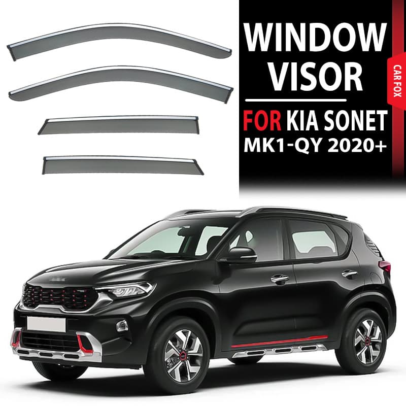 Window Visor for Kia Sonet - Rain Guard Sun Shade