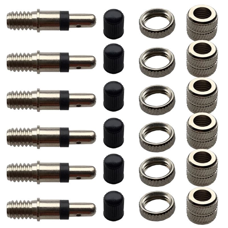 Copper bicycle German-style valve core German-style core three-piece set valve core cap tire valve bicycle tool