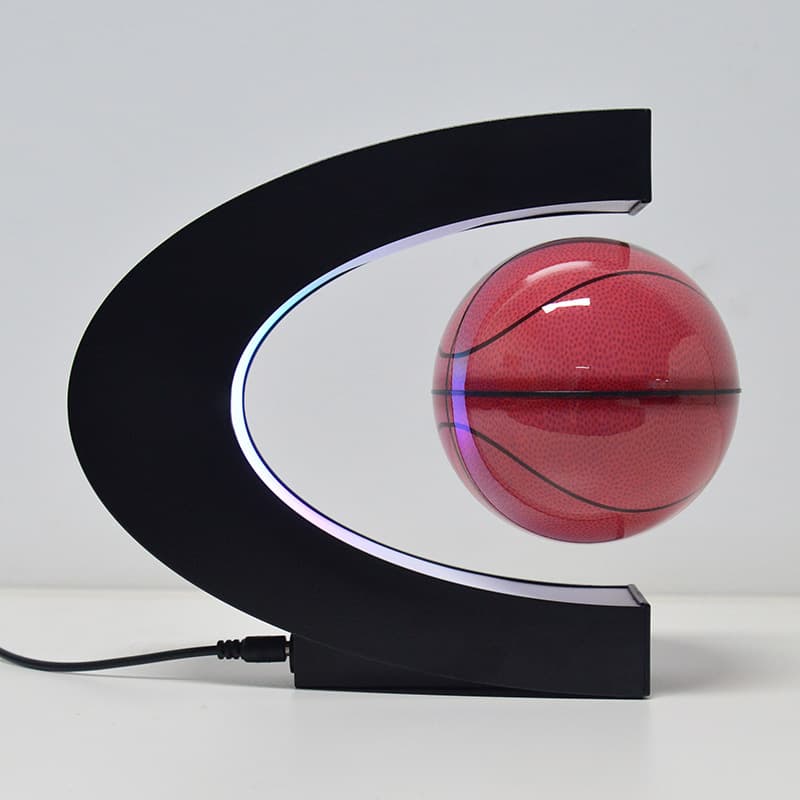 Magnetic Levitation Basketball Decoration Gift for Boys Brothers Creative Birthday Graduation Bedroom Study Decor Fan Merchandise