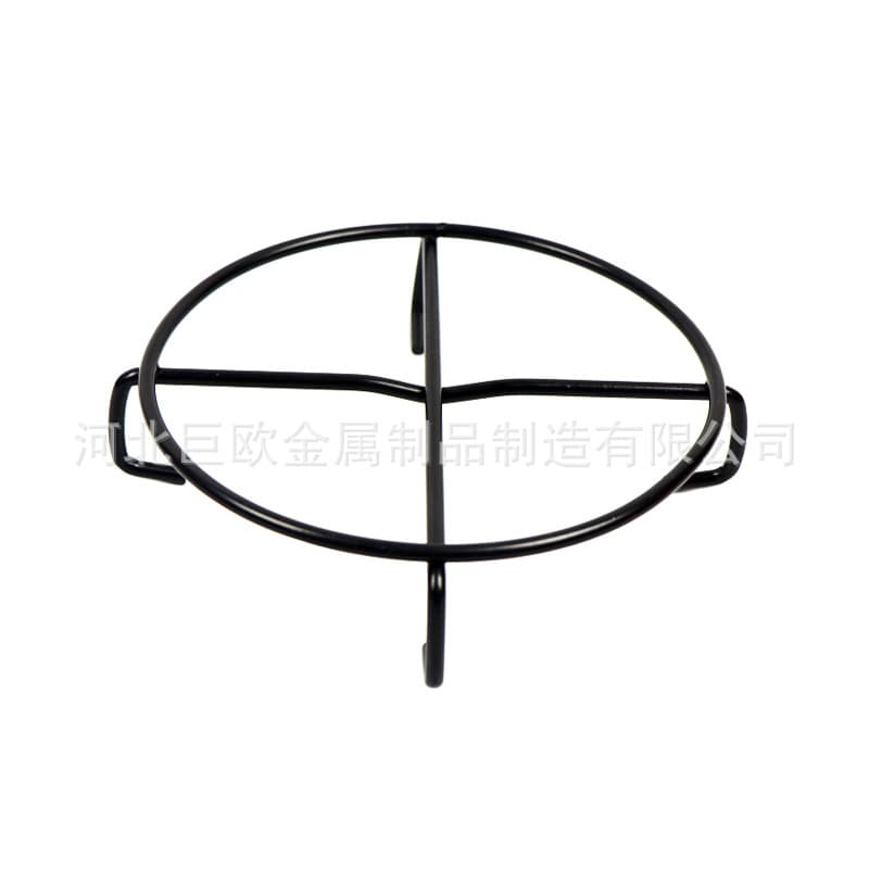 Cast iron pot stand round pot stand outdoor Dutch pot hanging pot soup pot stew pot base iron stand pot stand