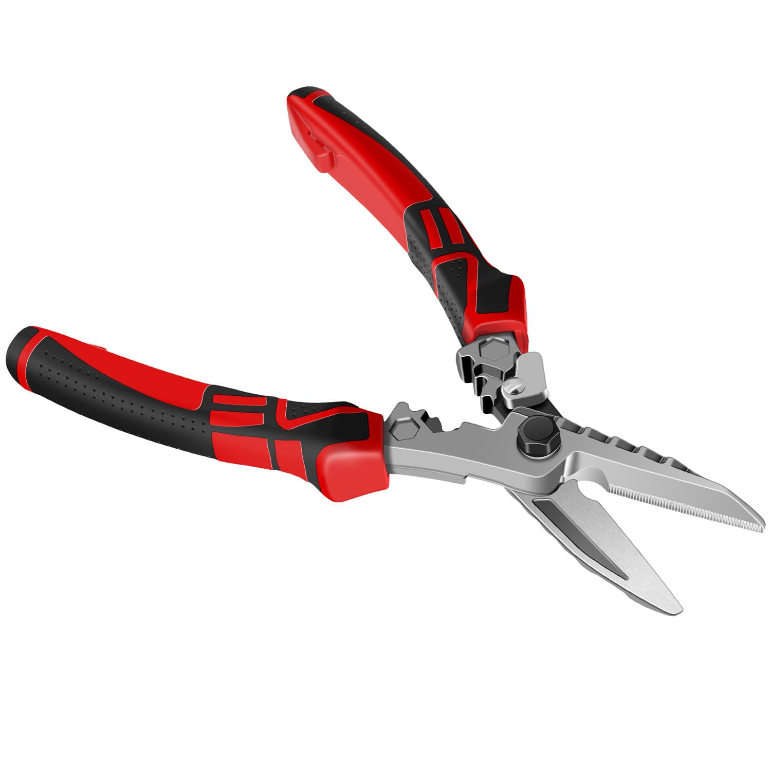 Wholesale Multi-functional Stainless Steel Tin Snips, Industrial-Grade Heavy-Duty Metal Cutting Scissors