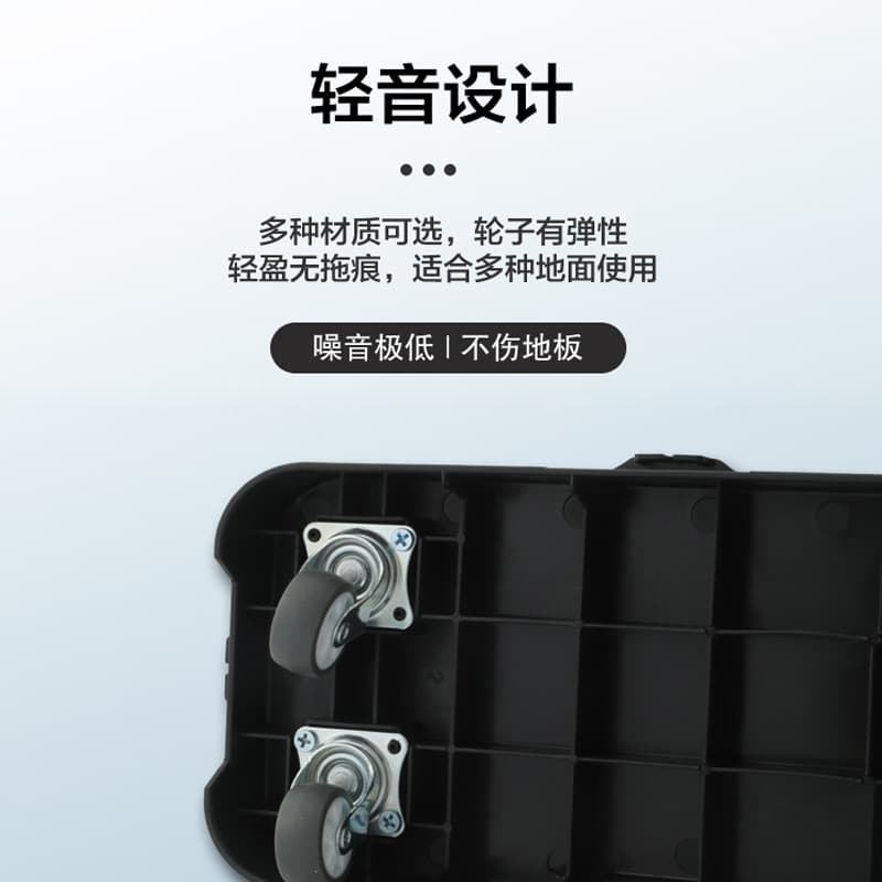 Haolun Modular Utility Cart for Beauty Salon, Supermarket, Home, Office - Silent, Portable Plastic Trolley